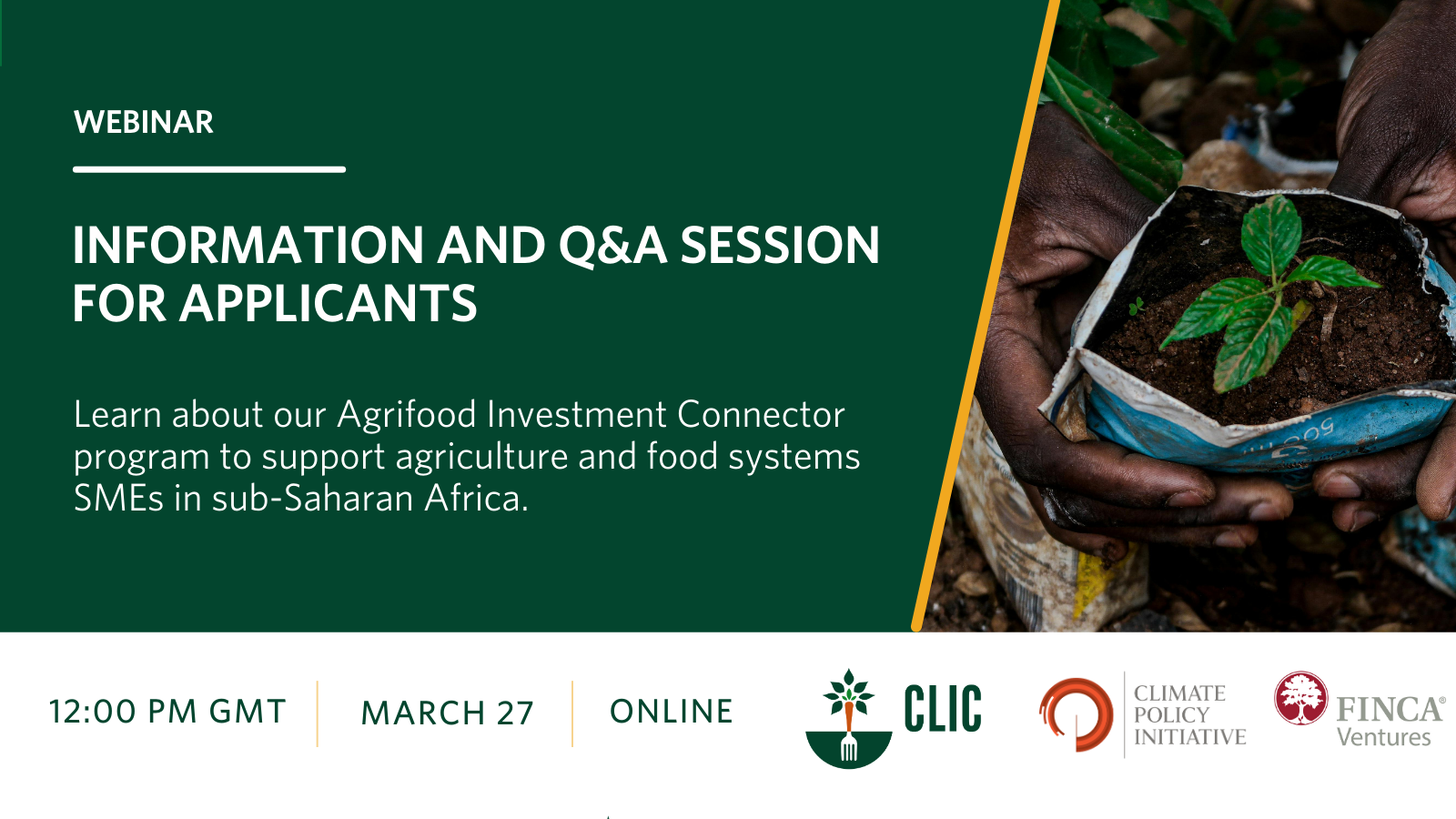 Webinar: CLIC Connector in sub-Saharan Africa