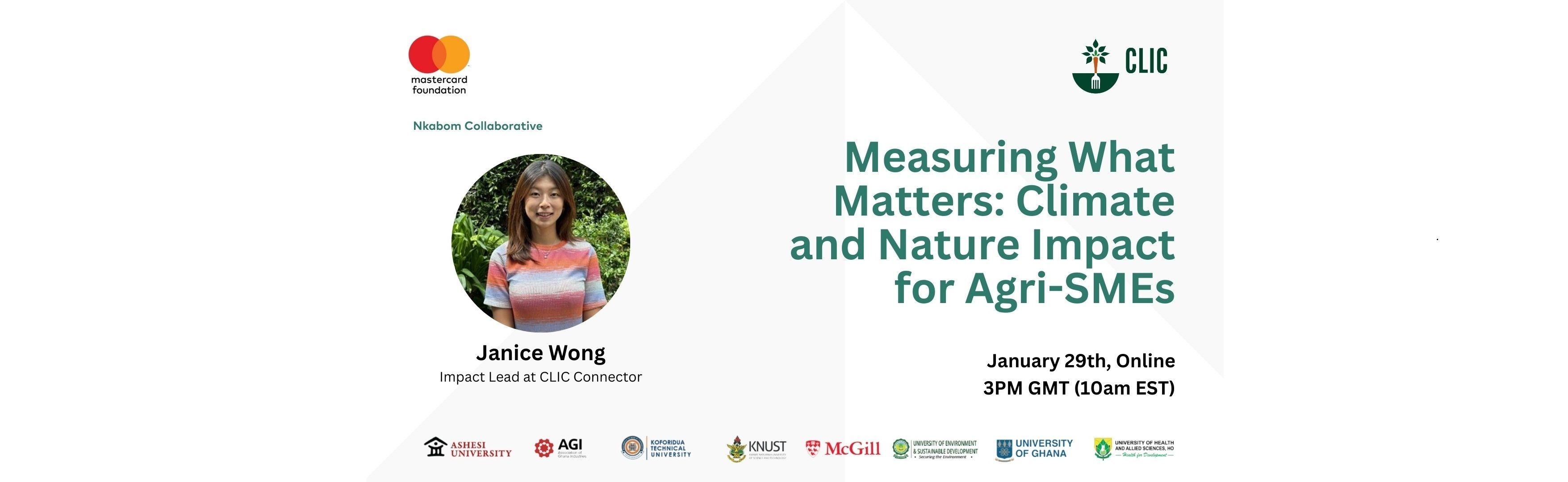 Measuring What Matters: Climate and Nature Impact for Agri-SMEs