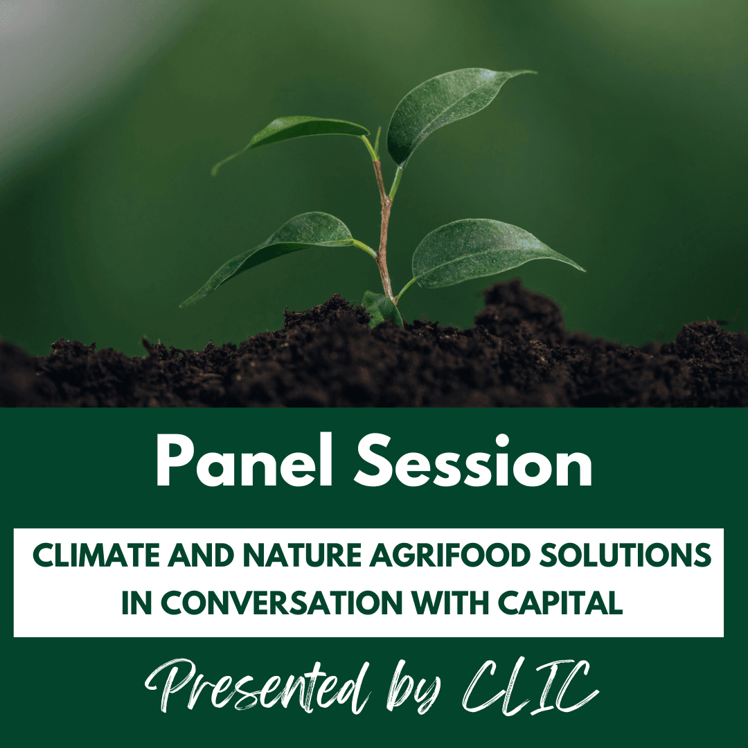 Panel Session: Climate and Nature Agrifood Solutions in Conversation with Capital