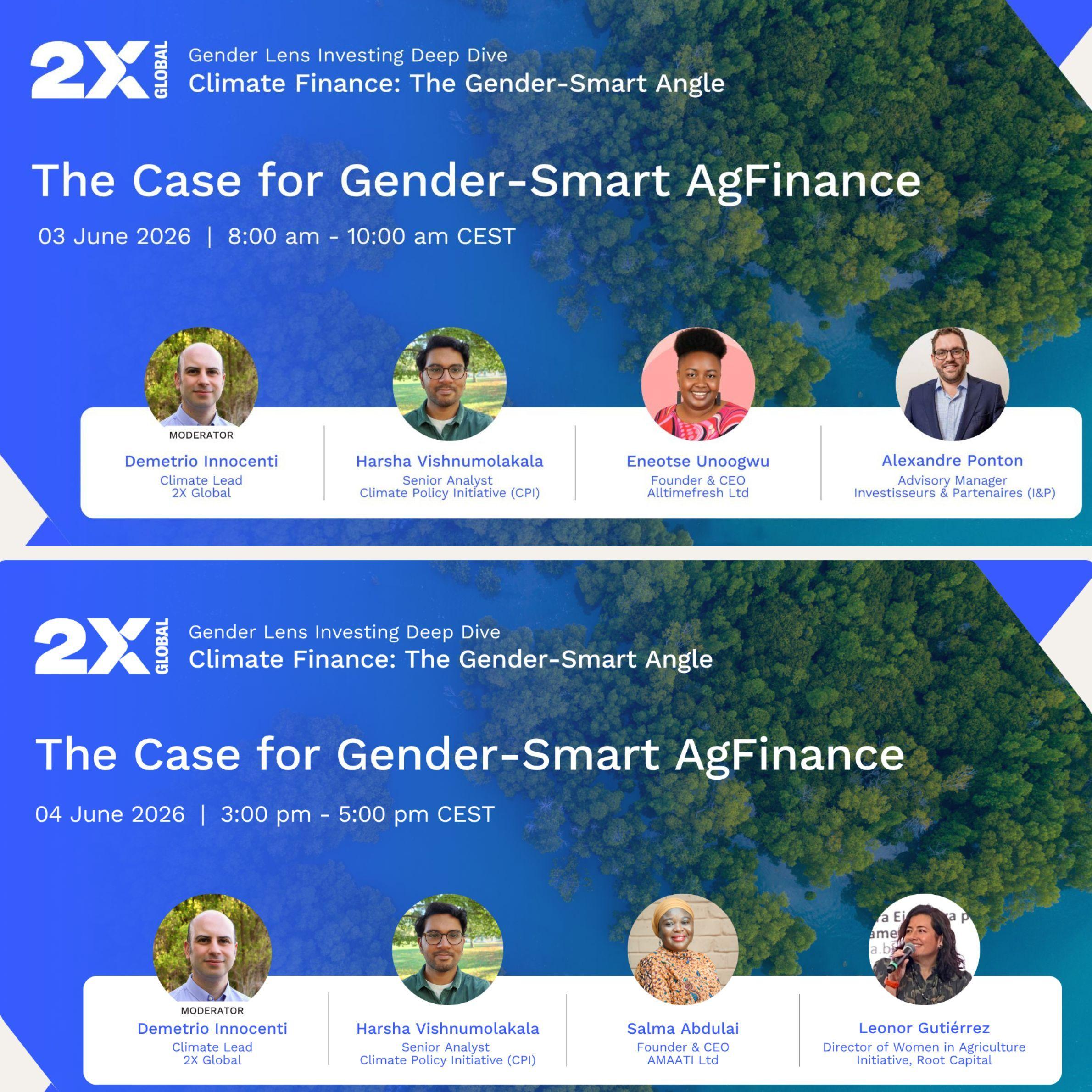 Webinar: The Case for Gender-Smart AgFinance